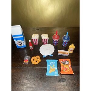 Mini Brands Series 5 Food Bundle: Milk, Popcorn, Slushie, Chips, Pretzel & More!